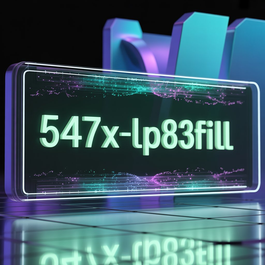 when is 547x-lp83fill going to be live